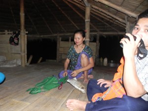 Here is another lady that we visited. They really appreciated it when we came to just visit and pray with them.