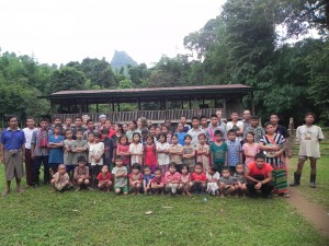 A group picture of all our mission group plus villagers.