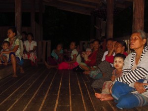 Some of the villagers that came to worship.