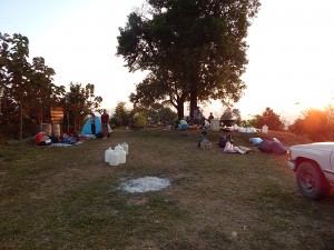 A view of our whole campsite.